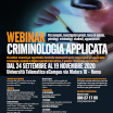 WEBINAR - Criminologia applicata