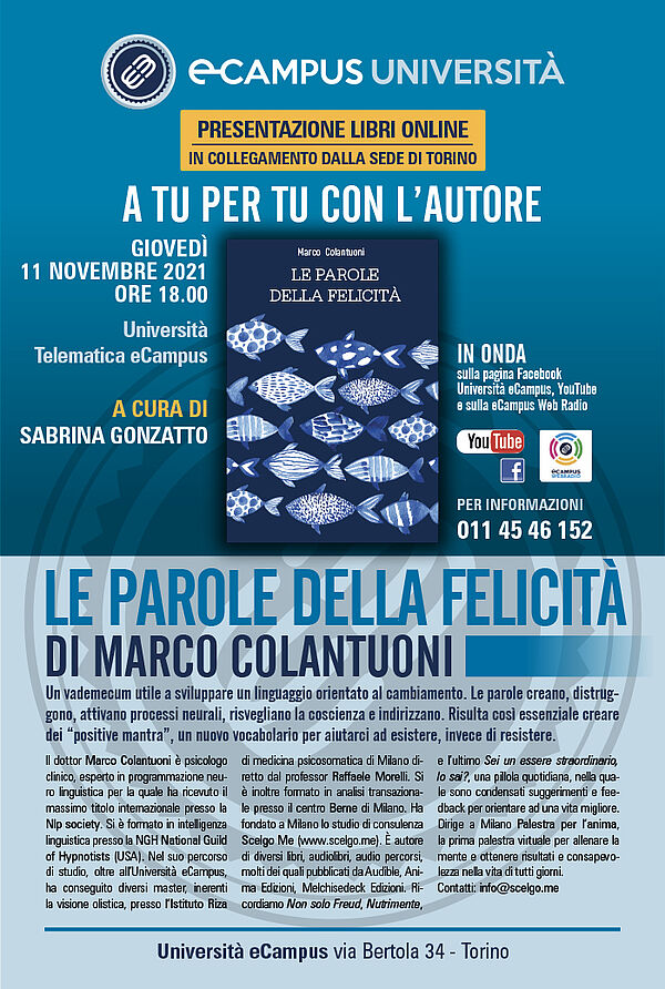 A tu per tu con l'autore - Le parole della felicità