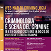 WEBINAR DI CRIMINOLOGIA - Criminologia e scienza del crimine