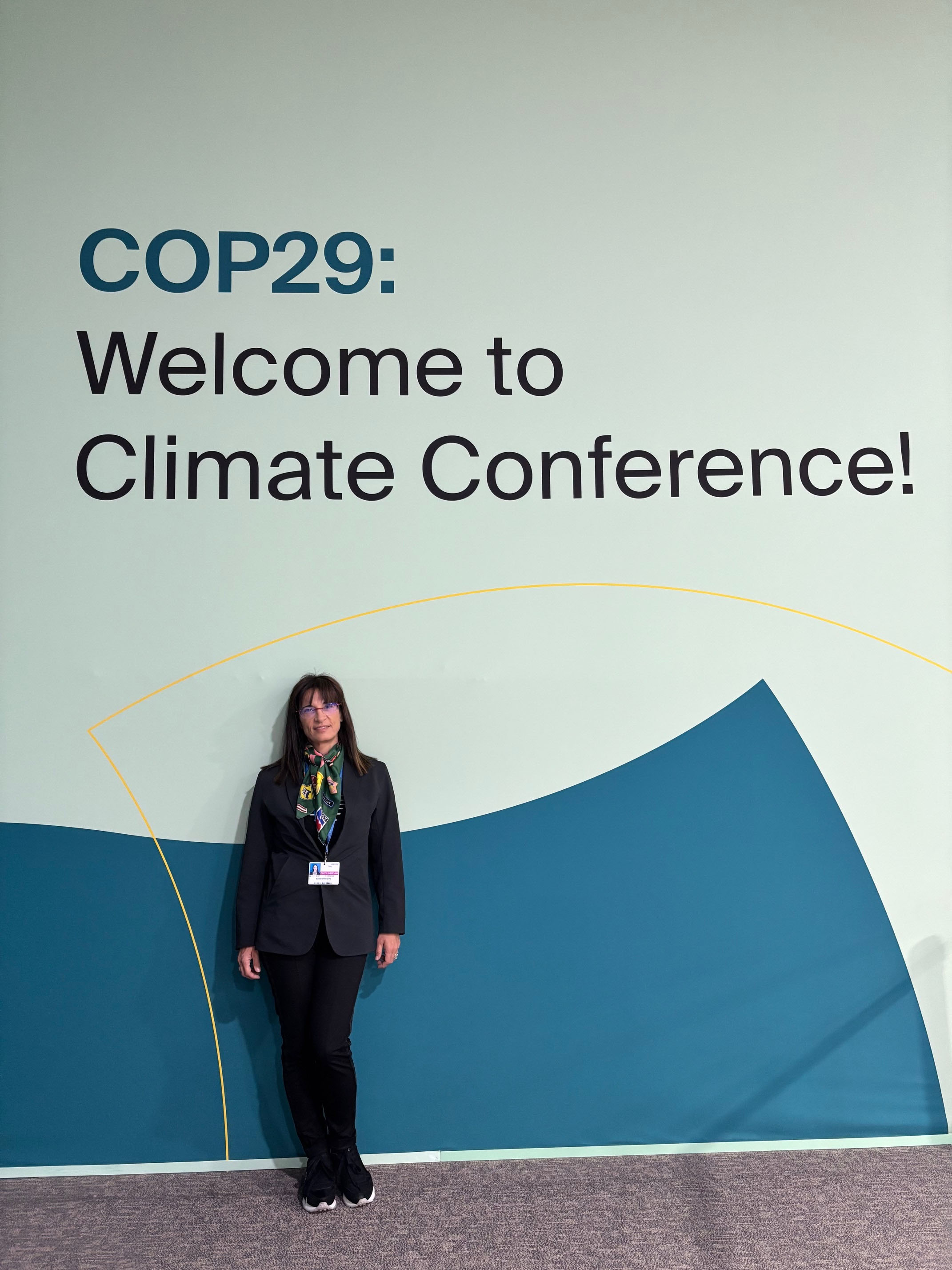 Baku, Azerbaijian: la professoressa di eCampus Barbara Marchetti presente a Cop29, la conferenza annuale delle Nazioni Unite sui cambiamenti climatici