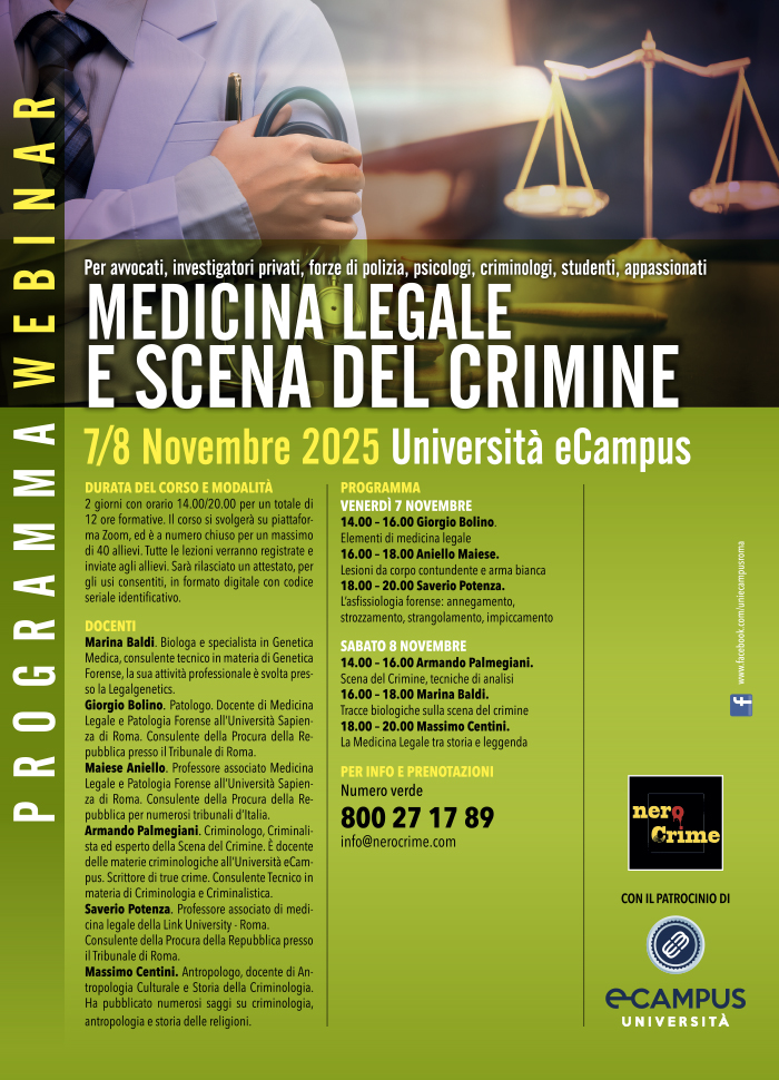 Medicina Legale sulla Scena del Crimine