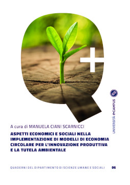 "Aspetti economici e sociali nella implementazione di modelli di economia circolare per l'innovazione"